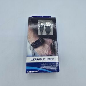 Mobilsmart Wearable Charge Cable Micro-USB Charging Cable New